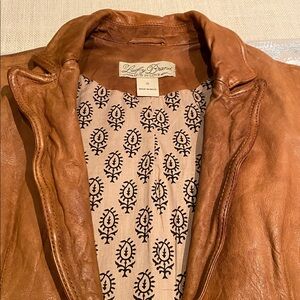 Lucky Brand Leather Jacket Sz S